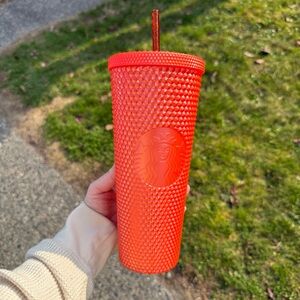 Fire Orange Starbucks‎ Tumbler